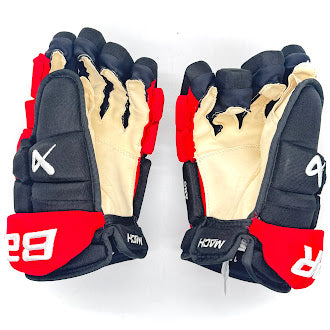Bauer Supreme Mach - Gant NHL Pro Stock d'occasion - Sebastian Aho (noir/rouge)